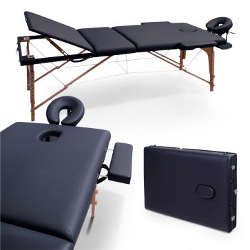Массажный стол UNIX Standard 3 Section Black - 11